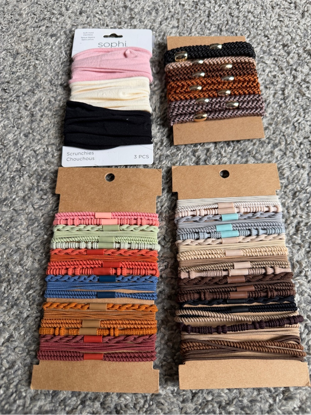 Lot of Hair Ties / Scrunchies- variety pack - Picture 15 of 16